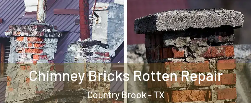 Chimney Bricks Rotten Repair Country Brook - TX