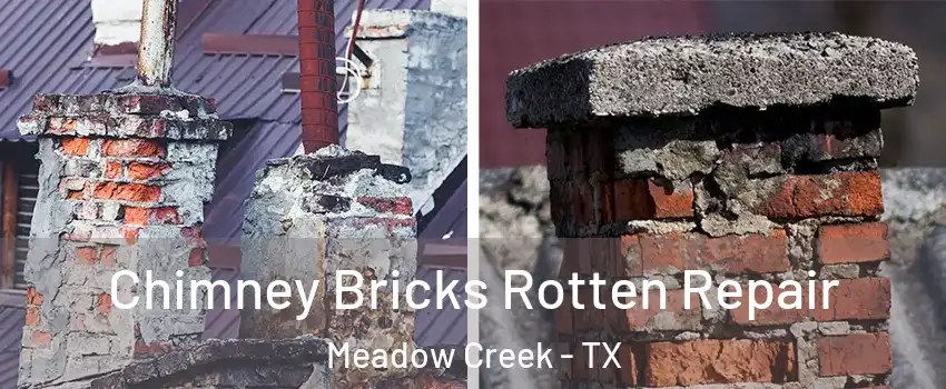 Chimney Bricks Rotten Repair Meadow Creek - TX