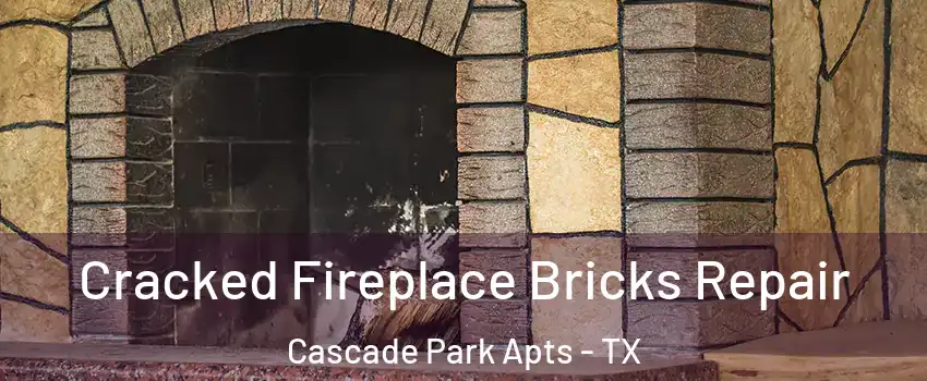 Cracked Fireplace Bricks Repair Cascade Park Apts - TX