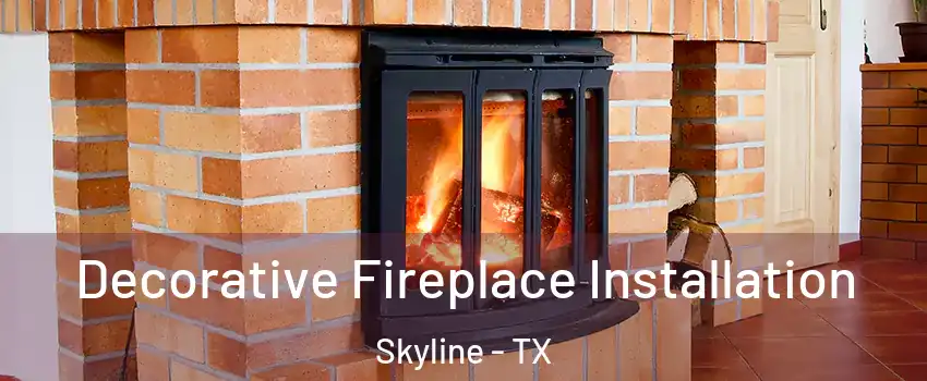 Decorative Fireplace Installation Skyline - TX