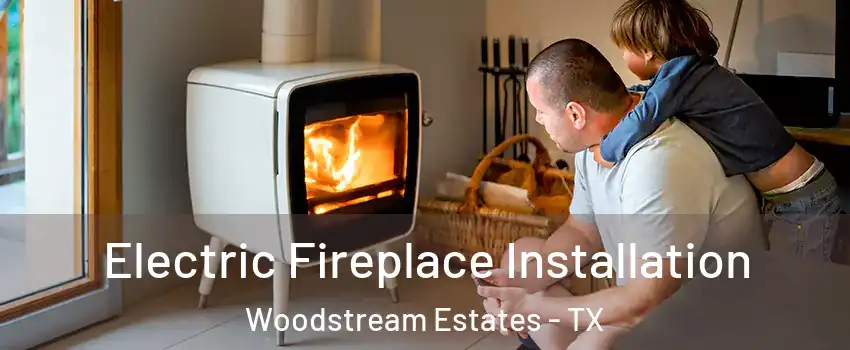 Electric Fireplace Installation Woodstream Estates - TX