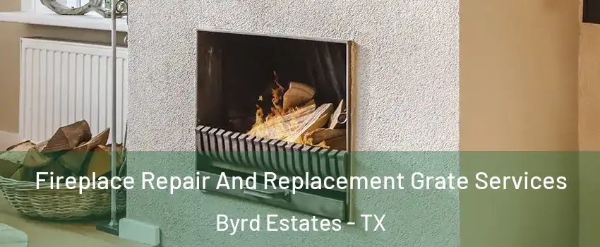 Fireplace Repair And Replacement Grate Services Byrd Estates - TX