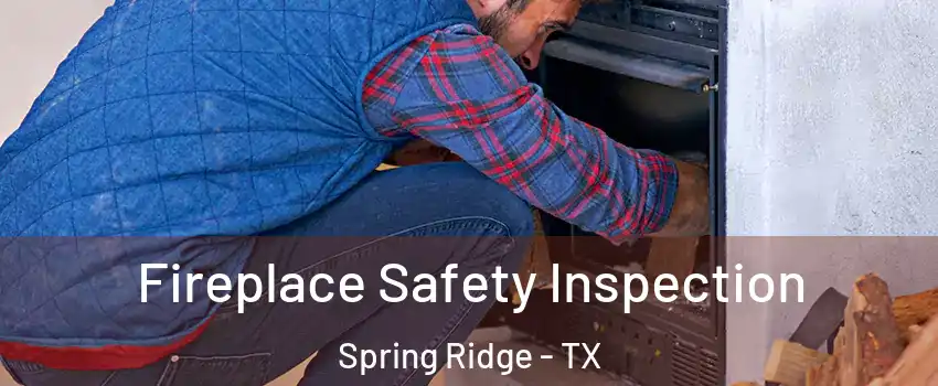 Fireplace Safety Inspection Spring Ridge - TX