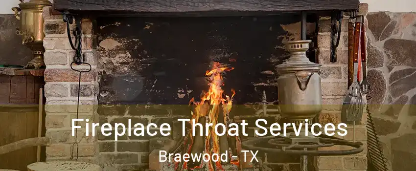 Fireplace Throat Services Braewood - TX