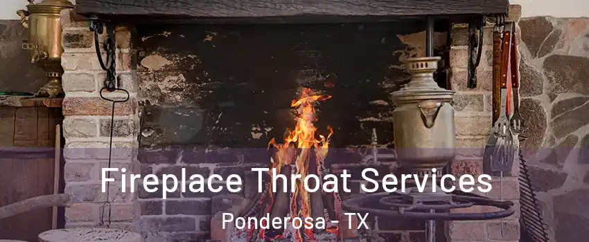 Fireplace Throat Services Ponderosa - TX