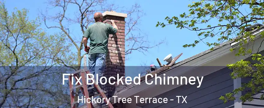 Fix Blocked Chimney Hickory Tree Terrace - TX