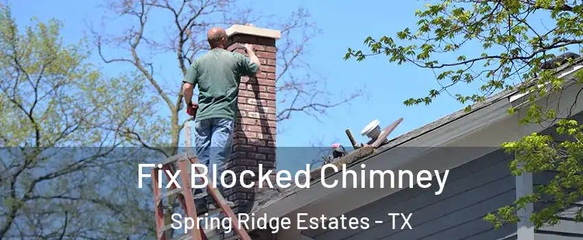 Fix Blocked Chimney Spring Ridge Estates - TX