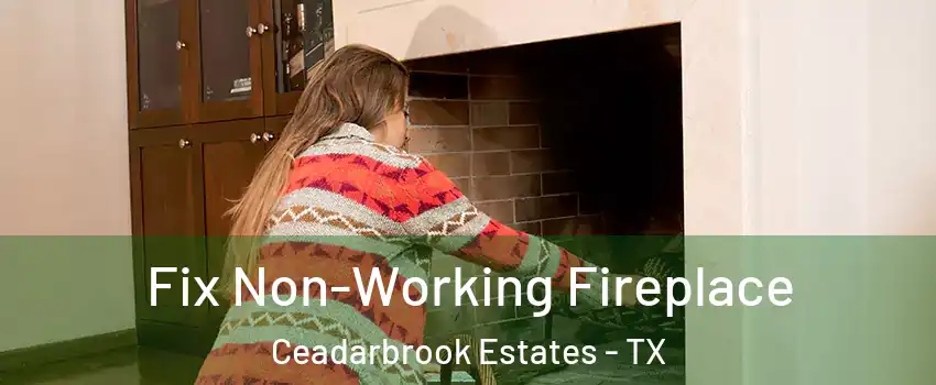 Fix Non-Working Fireplace Ceadarbrook Estates - TX