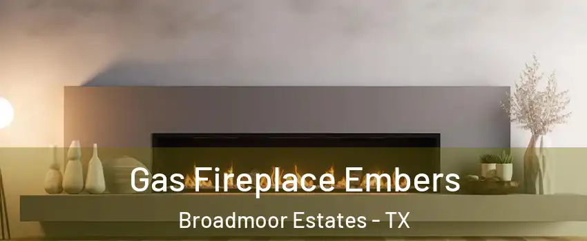 Gas Fireplace Embers Broadmoor Estates - TX