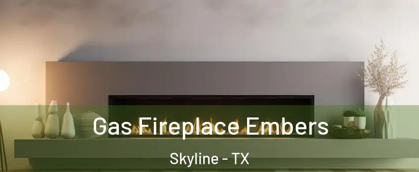 Gas Fireplace Embers Skyline - TX