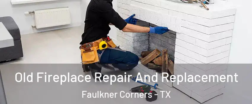 Old Fireplace Repair And Replacement Faulkner Corners - TX