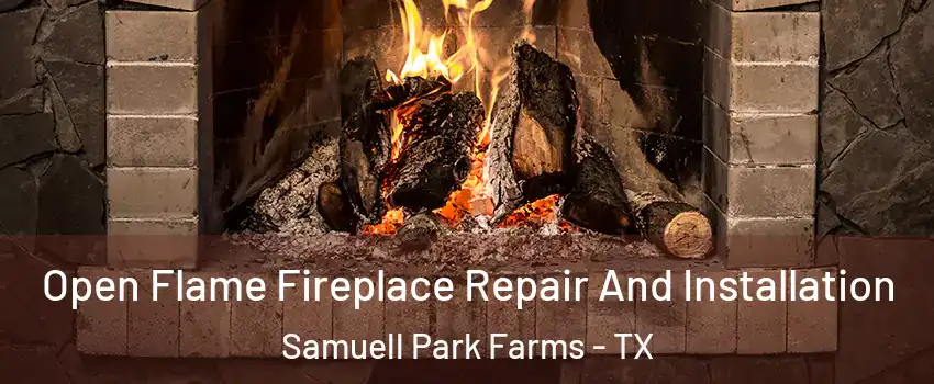 Open Flame Fireplace Repair And Installation Samuell Park Farms - TX